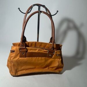 Kate Spade Brown and Tan Shoulder Bag with Leather Accents